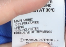 Marks and Spencer Women's Blue Hooded Anorak Coat Size 16