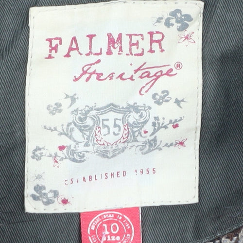 Falmer Heritage Women's Green Parka Coat Size 10