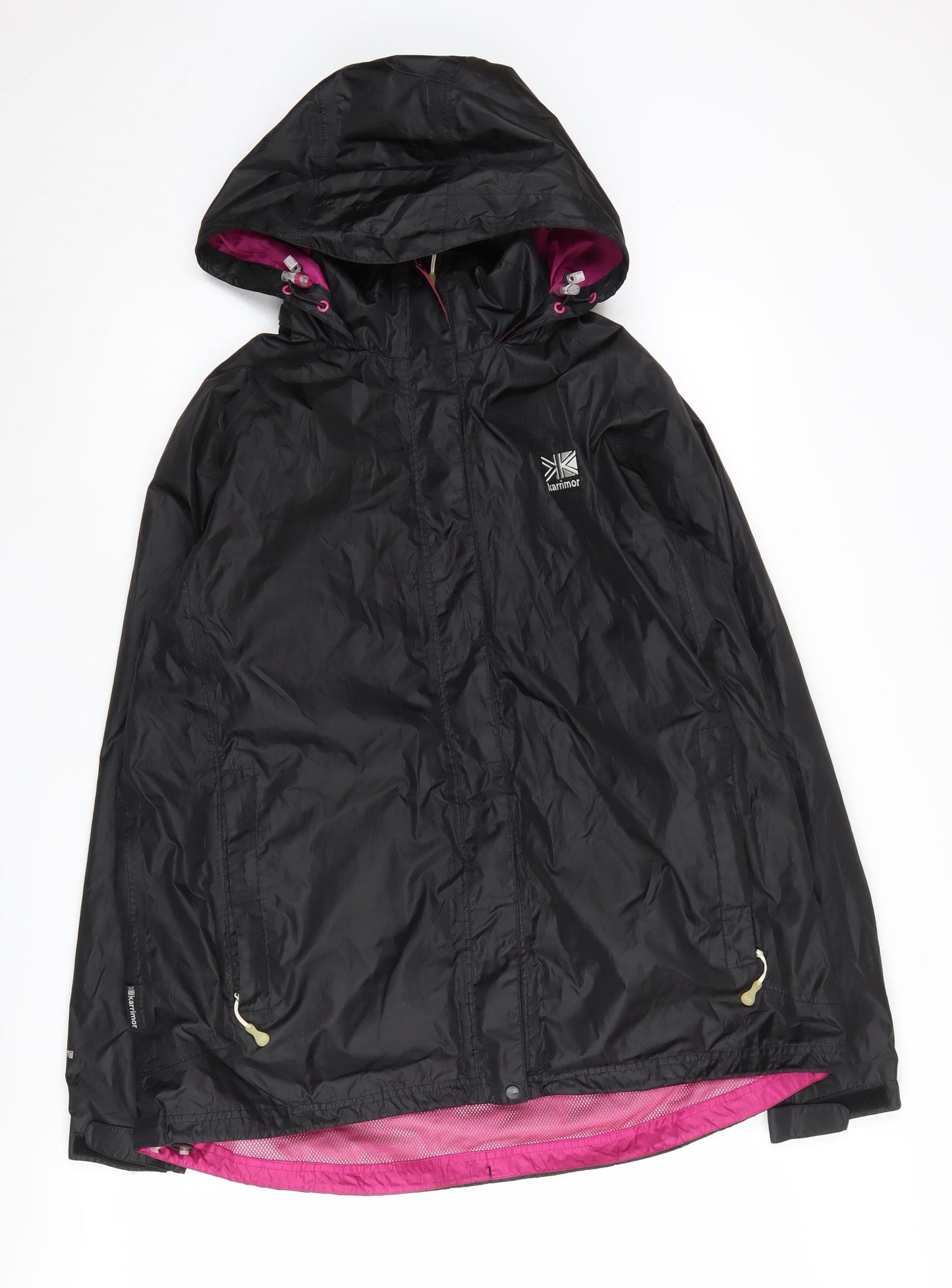 Karrimor Women's Black Hooded Rain Jacket Size 16