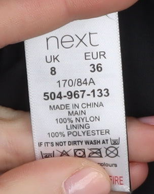 Next Women’s White Puffer Jacket, Size 8, Hooded, Casual