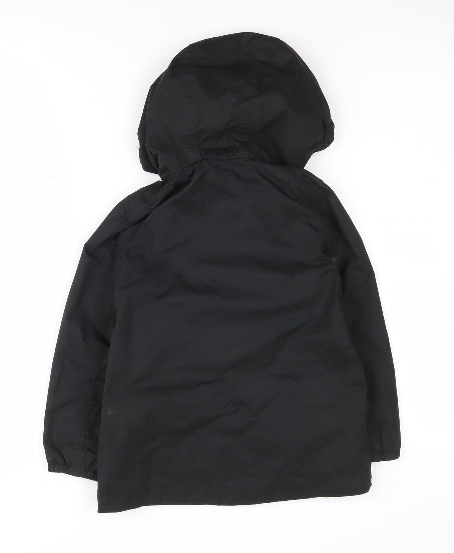 Peter Storm Boys Black Waterproof Rain Coat 5-6 Years