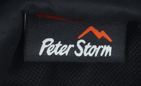 Peter Storm Boys Black Waterproof Rain Coat 5-6 Years