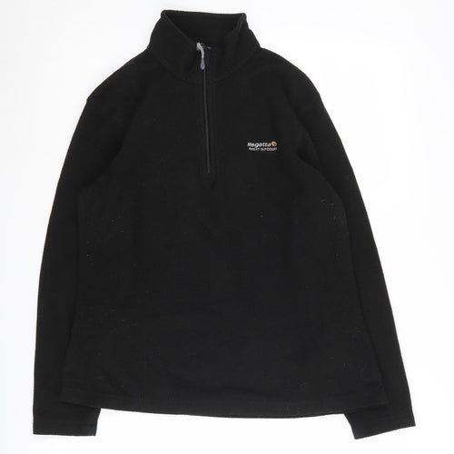 Regatta Women's Black Fleece Pullover Sweatshirt Size 12