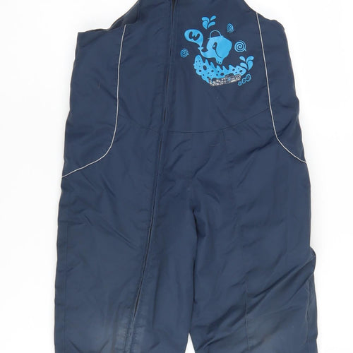 Wedze Boys Blue Snow Pants 4 Years Skiing Trousers