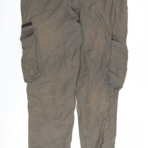 Lincoln Men's Green Cargo Trousers Size 34