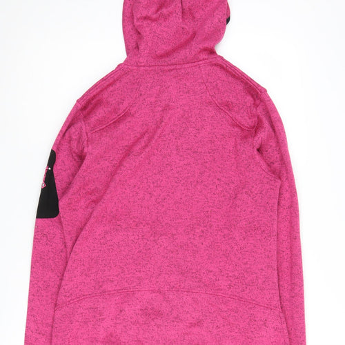 Izas Women's Pink Full Zip Hoodie, Size M