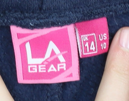 LA Gear Women's Blue Jogger Trousers UK 14