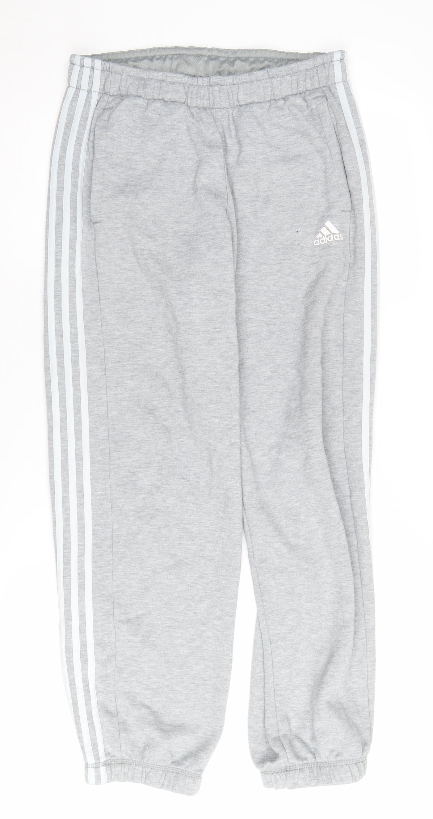 Adidas Men's Grey Jogger Trousers M - Activewear Gym
