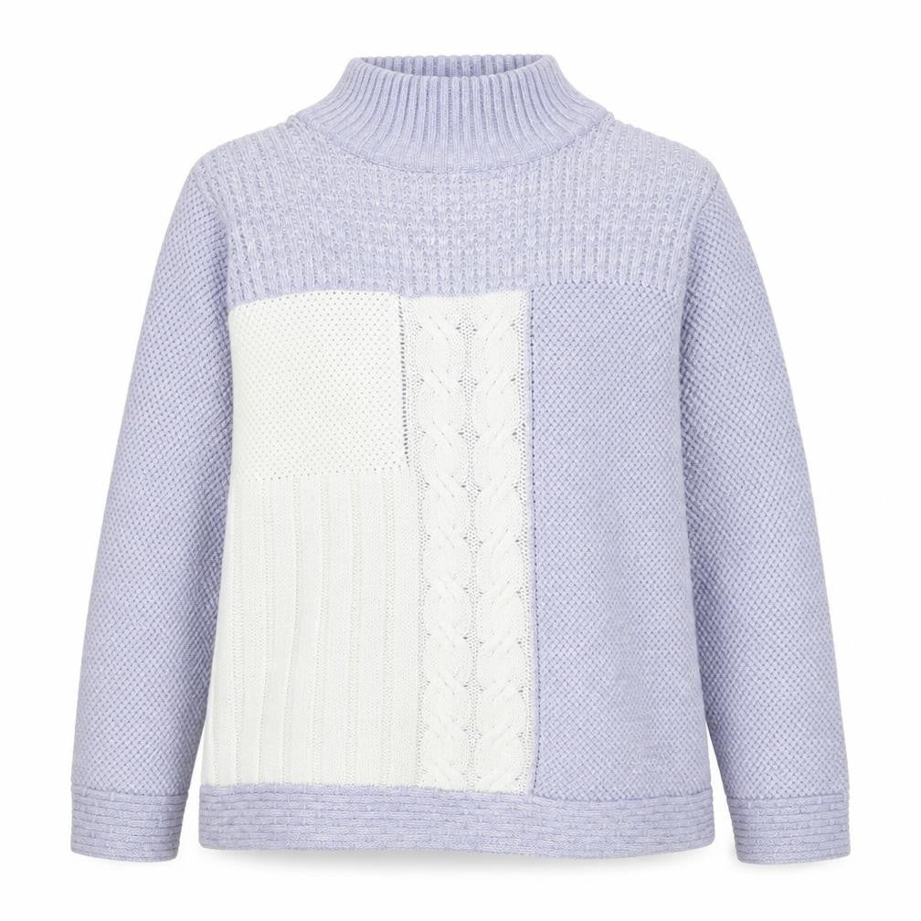 Front view of Damart Women's Multicoloured XL Mock Neck jumper