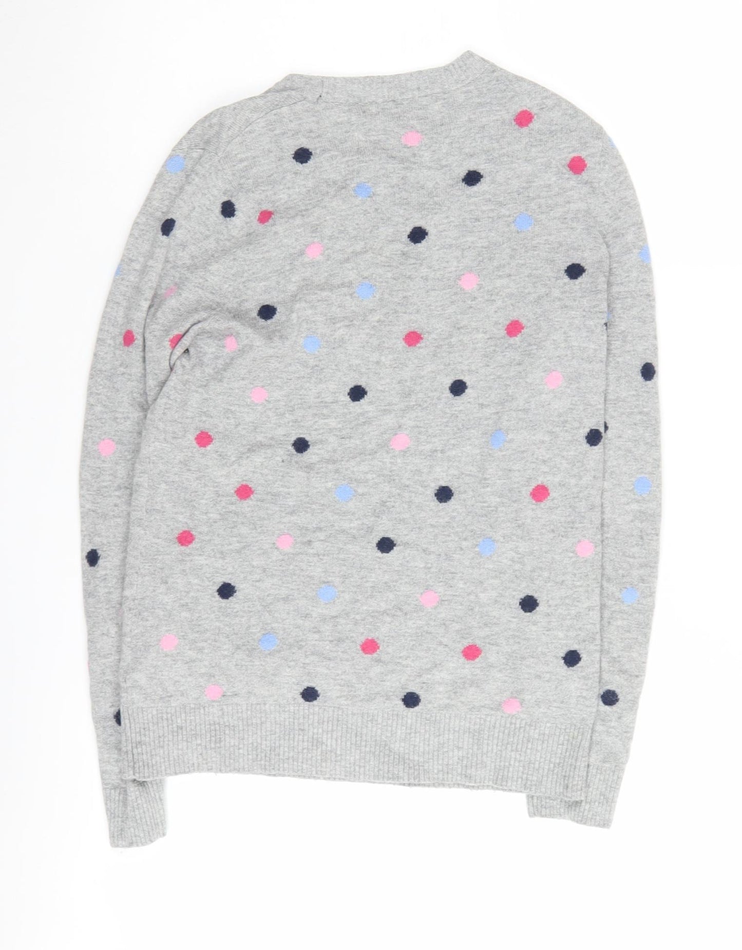 John Lewis Weekend Grey Polka Dot Women's Pullover Jumper