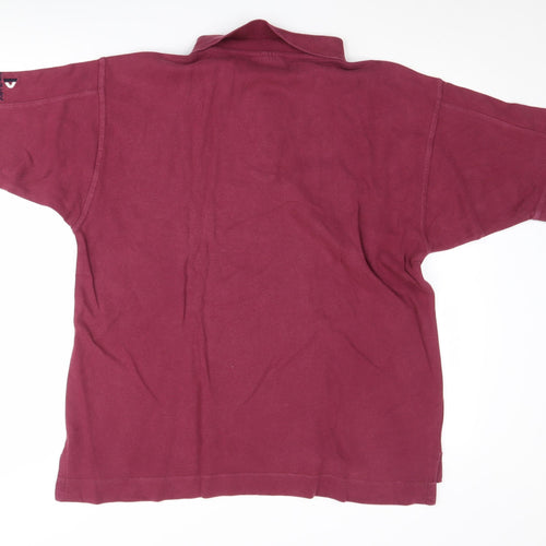 Donnay Men's Red Large Polo Shirt
