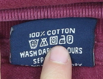 Donnay Men's Red Large Polo Shirt