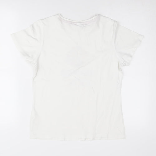 Team GB White Unisex Kids T-Shirt, Size 14, Sports Style