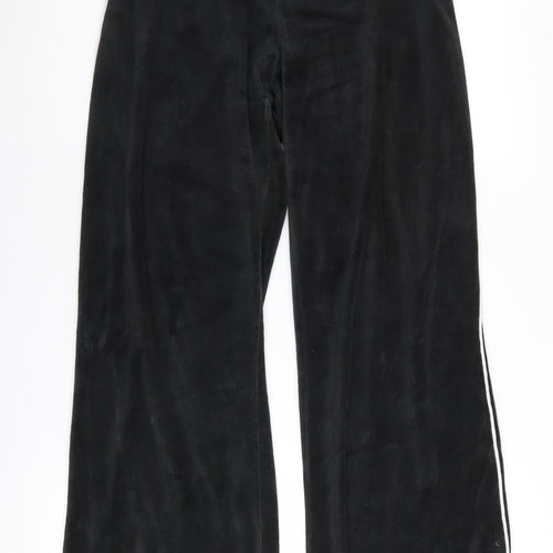 Puma Women's Black Wide-Leg Trousers Size 10