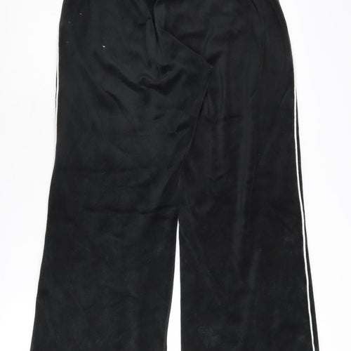 Puma Women's Black Wide-Leg Trousers Size 10