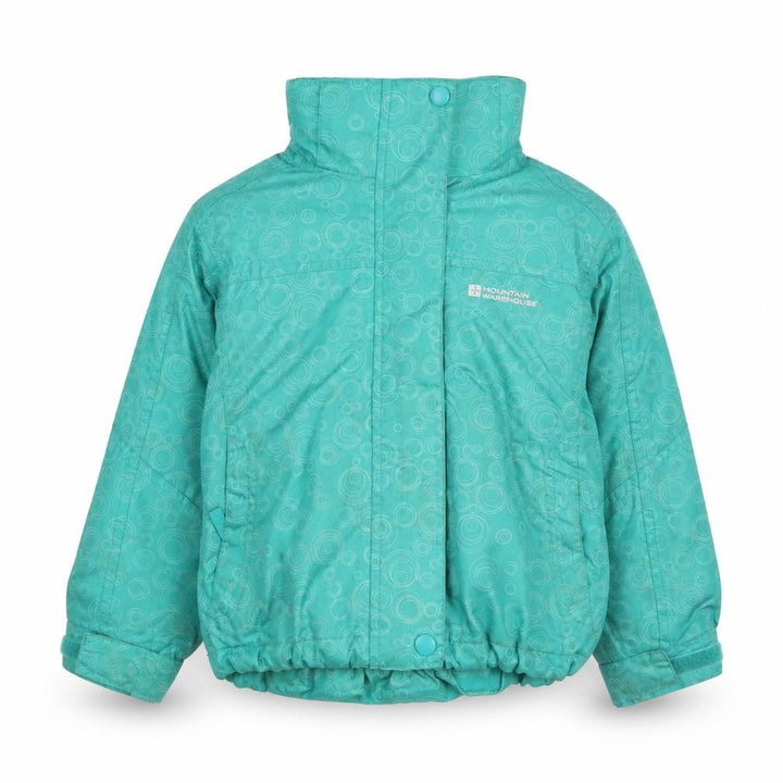 Mountain Warehouse Girls Green 3-4 Years Puffer Jacket