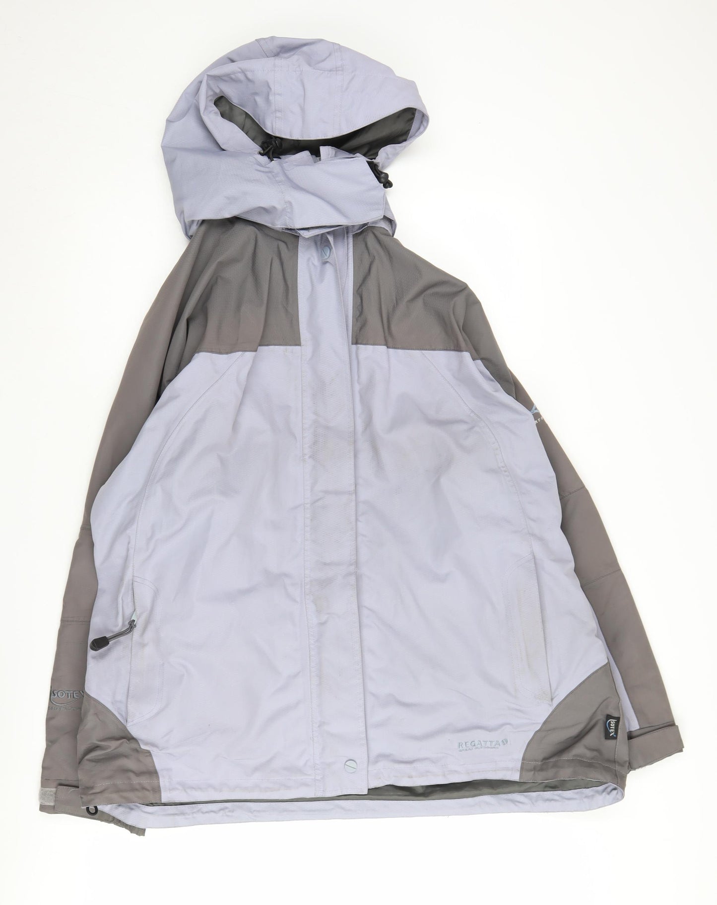 Regatta Women's Grey Waterproof Rain Coat Size 20