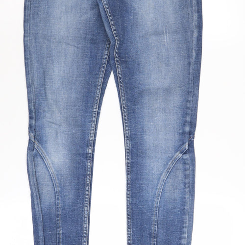 Adidas Women's Blue Skinny Jeans, Size 27 Slim Fit