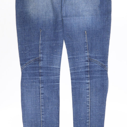 Adidas Women's Blue Skinny Jeans, Size 27 Slim Fit