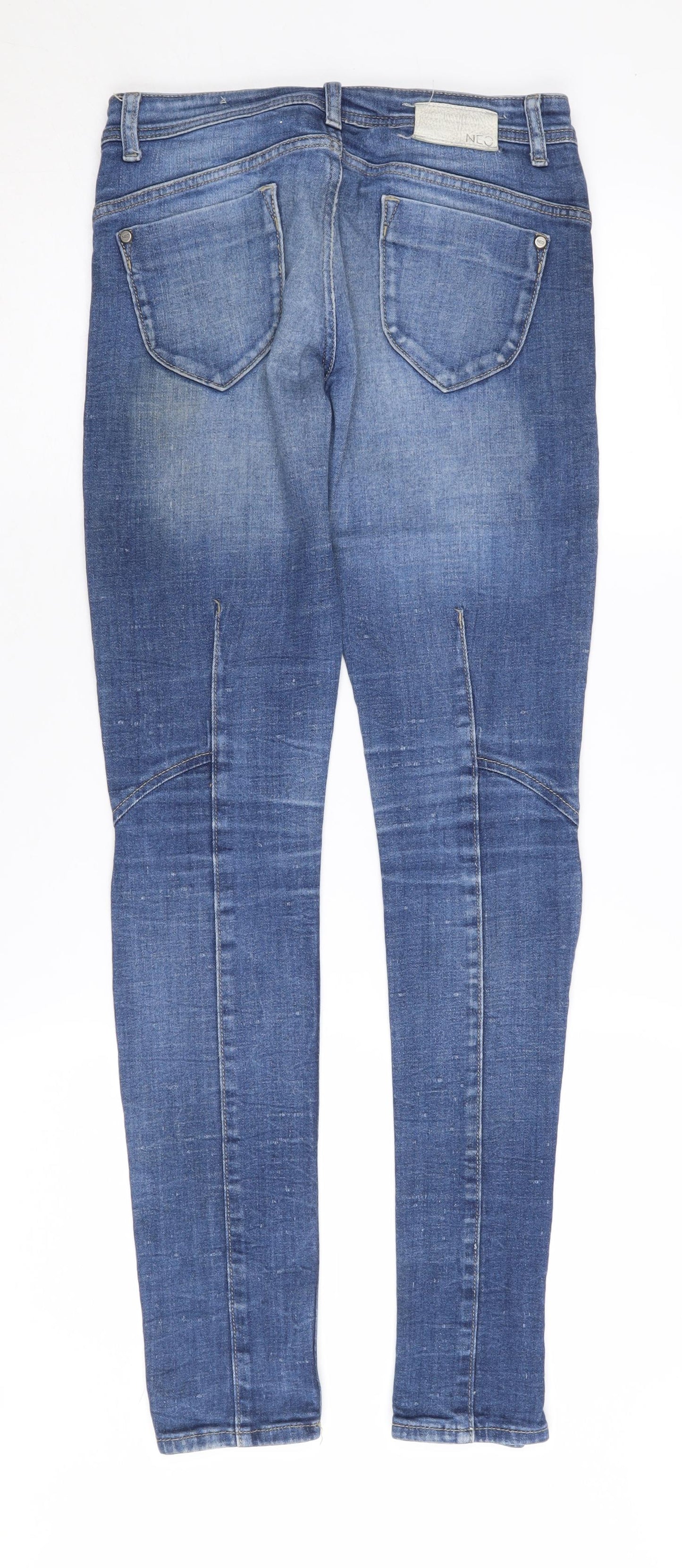 Adidas Women's Blue Skinny Jeans, Size 27 Slim Fit