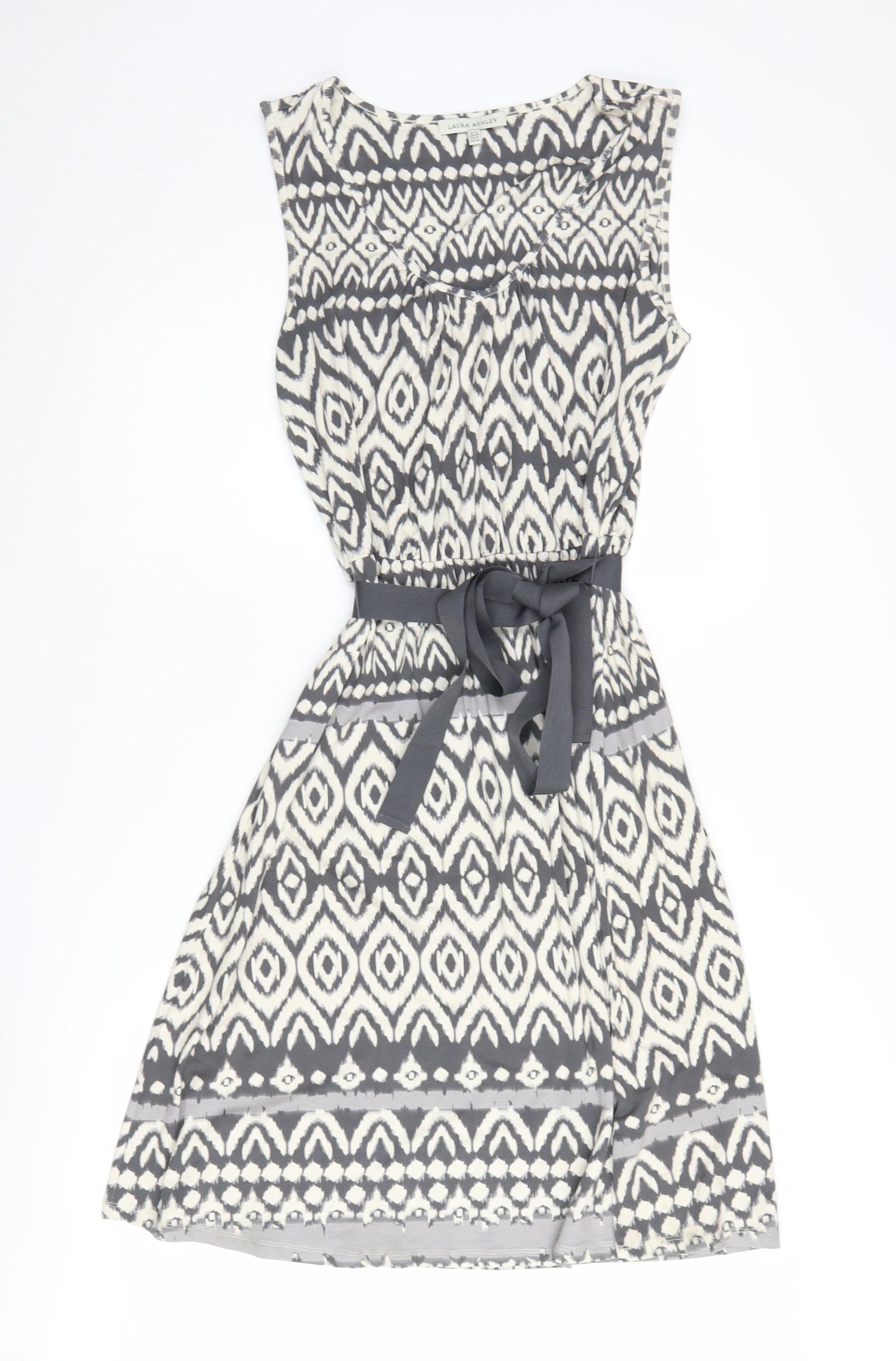 Laura Ashley Women's Geometric A-Line Dress 12