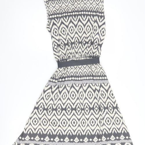 Laura Ashley Women's Geometric A-Line Dress 12
