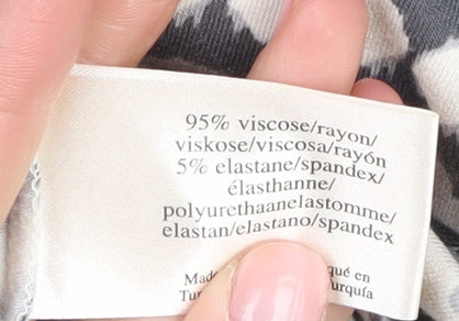 Laura Ashley Women's Geometric A-Line Dress 12