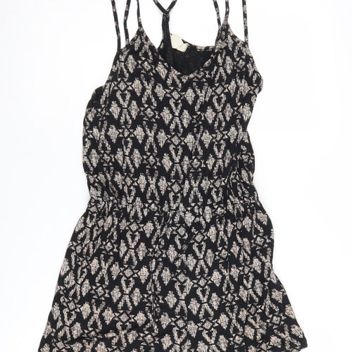 Staring at Stars Women's XS Black Geometric Playsuit