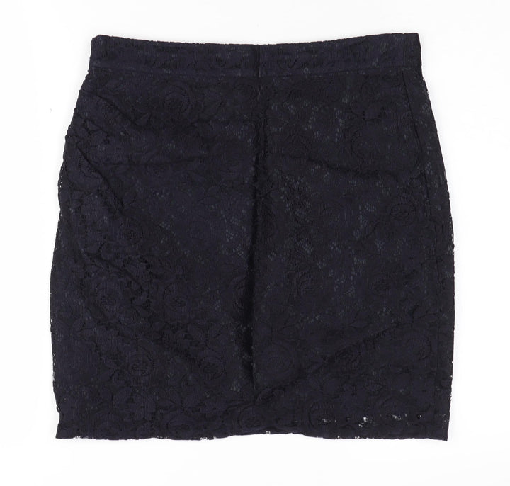 Reiss Women’s Black Lace Pencil Skirt Size 10