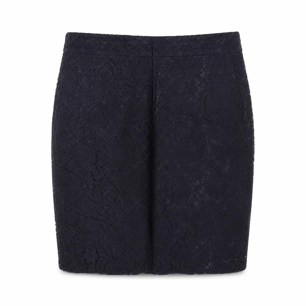 Reiss Women’s Black Lace Pencil Skirt Size 10