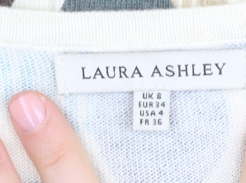 Laura Ashley Women's Multicoloured Cardigan Size 8
