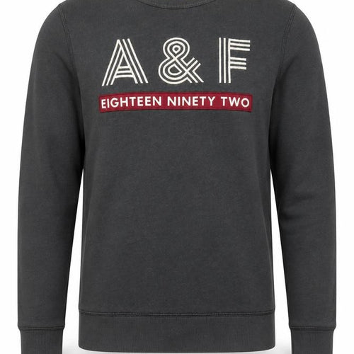 Abercrombie & Fitch Men's Black XS Graphic Sweatshirt