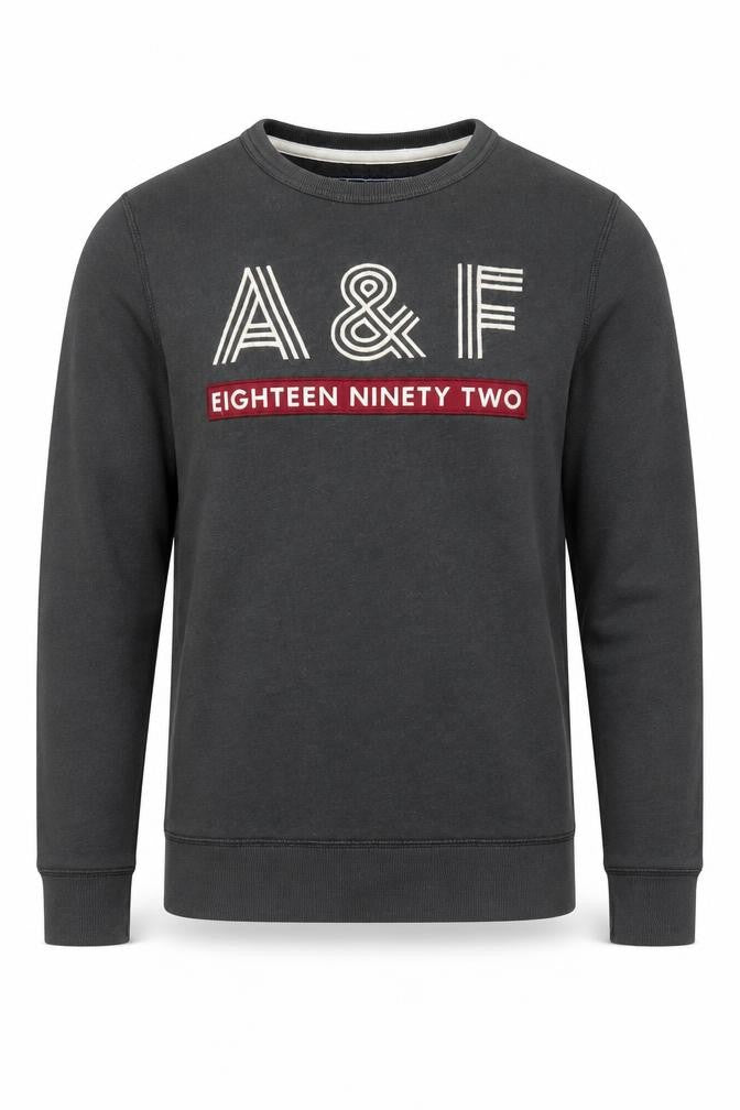 Abercrombie & Fitch Men's Black XS Graphic Sweatshirt