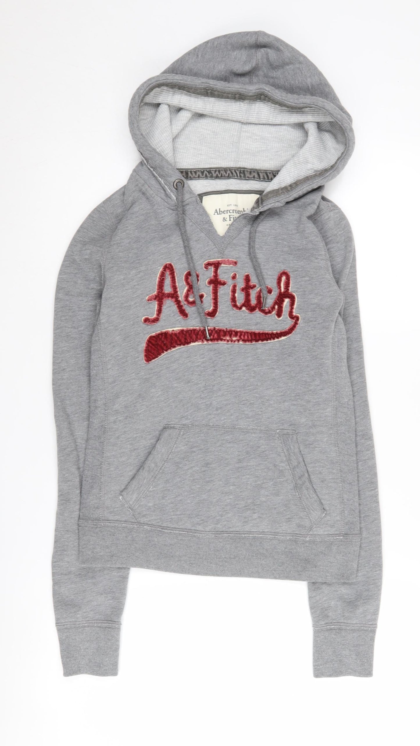 Abercrombie & Fitch Women’s Grey Pullover Hoodie, S