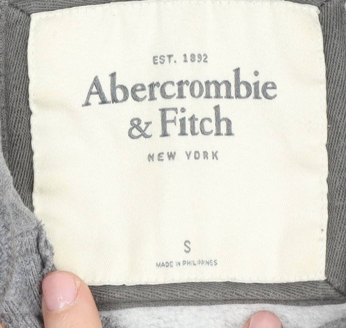 Abercrombie & Fitch Women’s Grey Pullover Hoodie, S