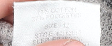 Soulcal & Co Women's Grey Pullover Sweatshirt Size 12
