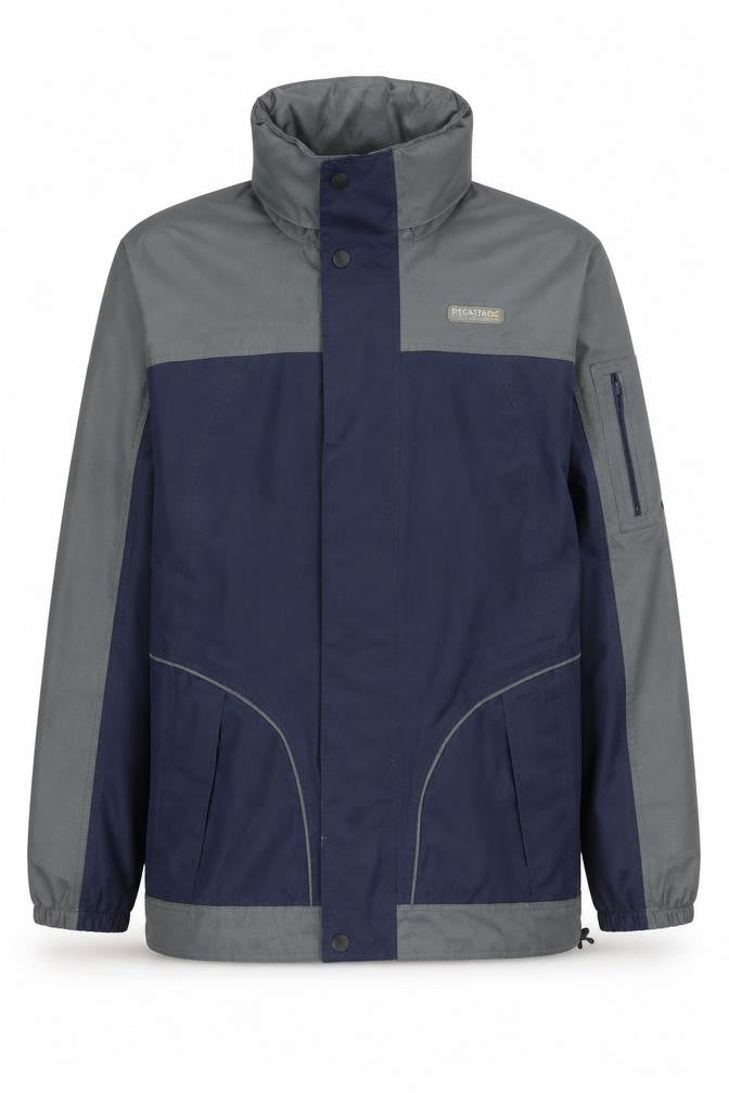 Regatta Boys Blue Grey Outdoor Jacket Size 164