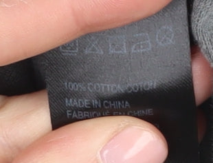 AllSaints Men's XS Grey Polo Shirt