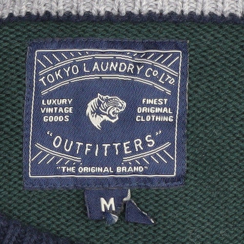 Tokyo Laundry Green Pullover Men's Jumper M