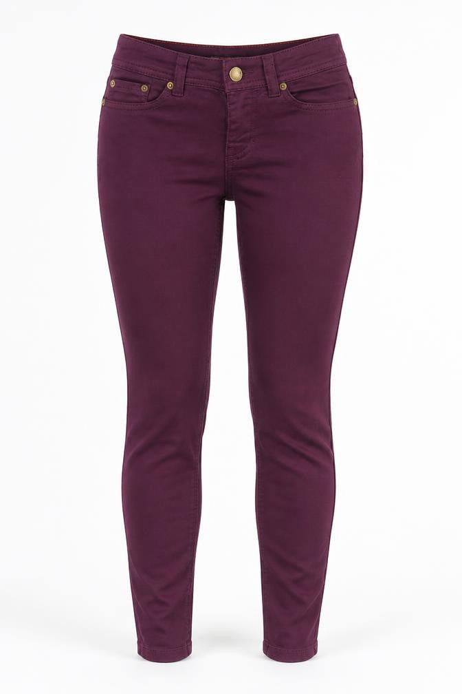 Joules Women's Purple Skinny Jeans Size 6