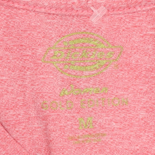 Dickies Women's Pink Retro T-Shirt, Size M, Casual Wear