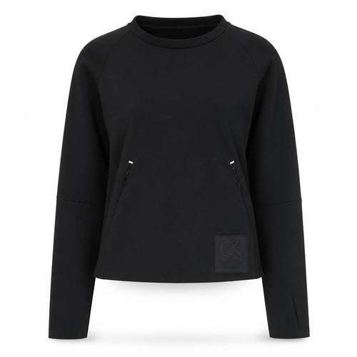 Calvin Klein Women's Black Pullover Sweatshirt M