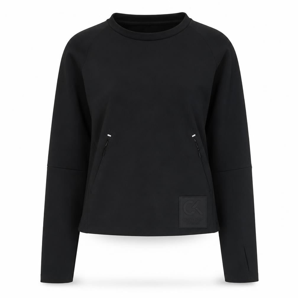 Calvin Klein Women's Black Pullover Sweatshirt M