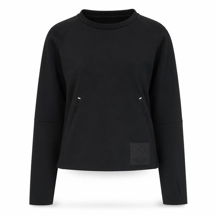 Calvin Klein Women's Black Pullover Sweatshirt M