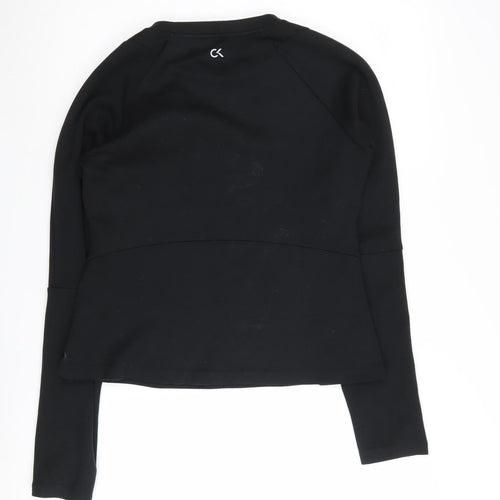 Calvin Klein Women's Black Pullover Sweatshirt M