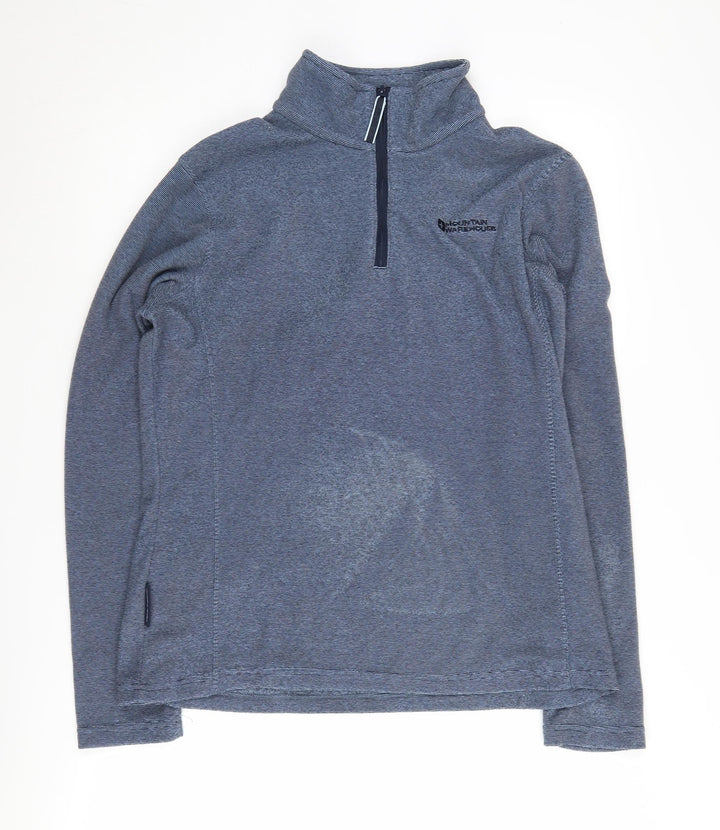 Mountain Warehouse Women's Blue Pullover Sweatshirt, Size 12