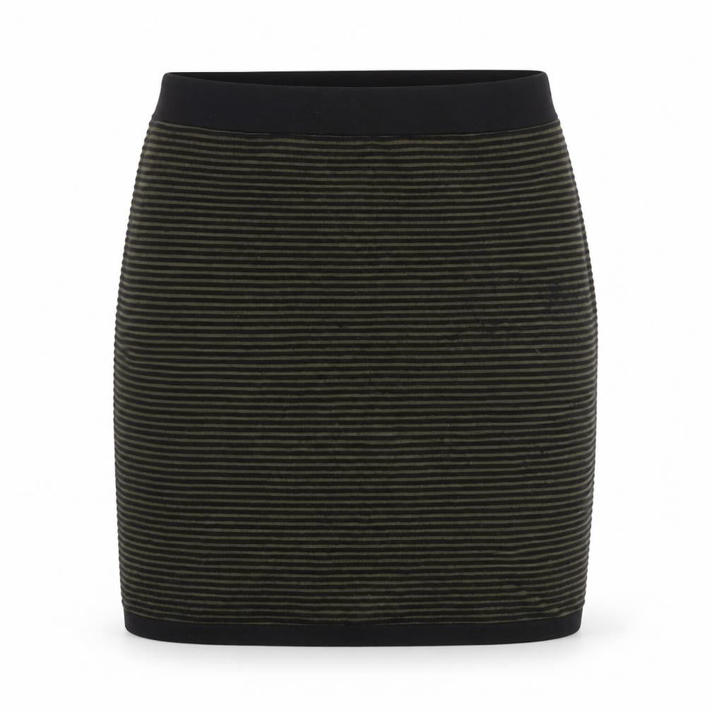 Banana Republic Women's Green Striped Skirt M