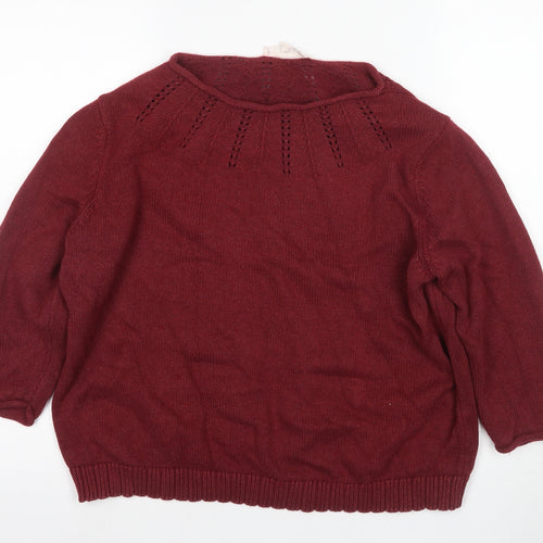 Seasalt Cornwall Women's Red Jumper Size 14