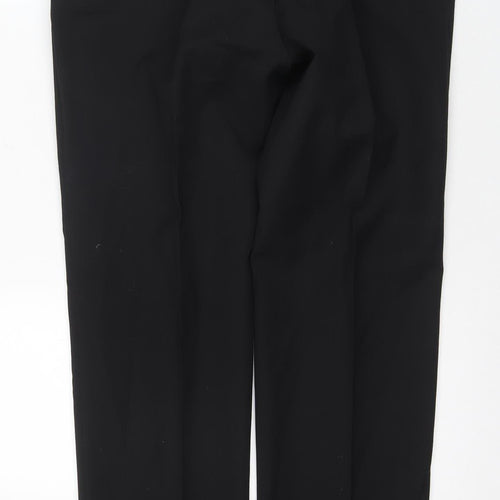 Harry Brown Men's Black Wool Trousers, Size 36