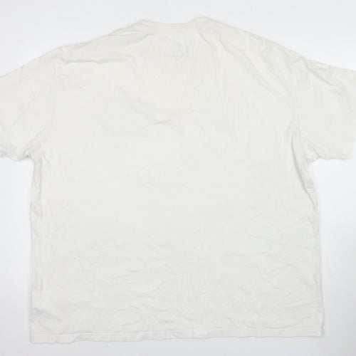 Nike Men's White XXL T-Shirt with Logo